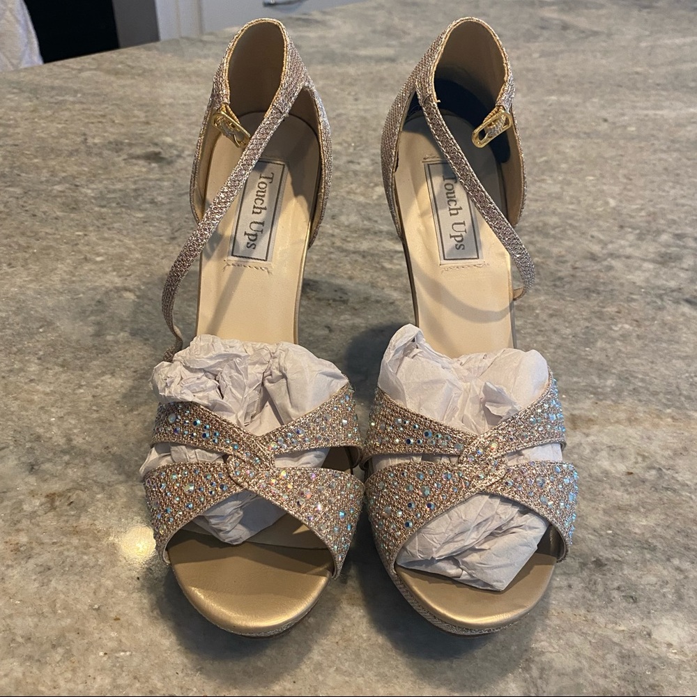 Gold Sparkly Heels